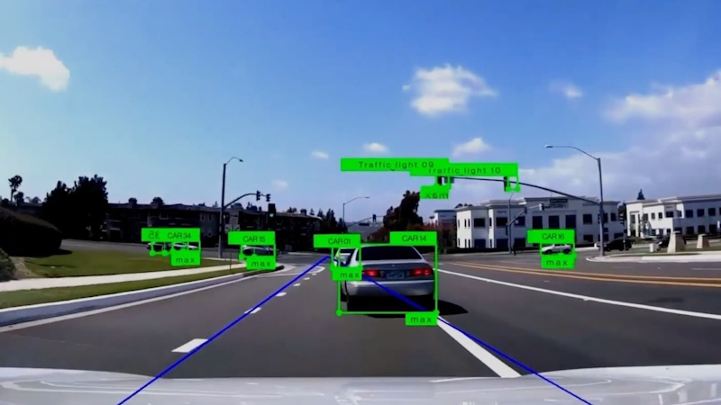 Smart AI Dash Cam With Computer Vision Event Detection Advanced AI-powered dash camera with computer vision technology automatically detecting and recording traffic incidents accidents and near-misses through intelligent predictive event recognition algorithms - InfoProds 2026