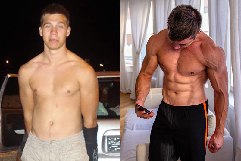 Successful fitness transformation showing muscle growth strength gains and body recomposition achievement from consistent training program - transformation success InfoProds 2026