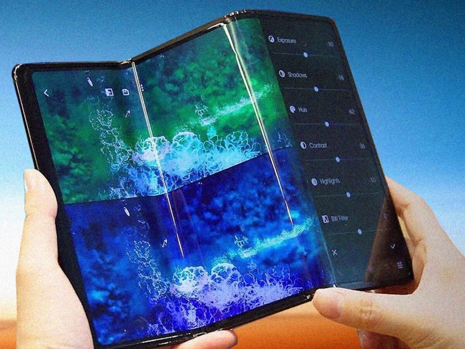 Three innovative tri-fold smartphones showcasing Samsung Galaxy, Huawei Mate XT Ultimate Design, and iPhone Fold with flexible OLED displays unfolded to reveal massive 10-inch screens demonstrating cutting-edge mobile technology and engineering excellence in 2026 - InfoProds 2026