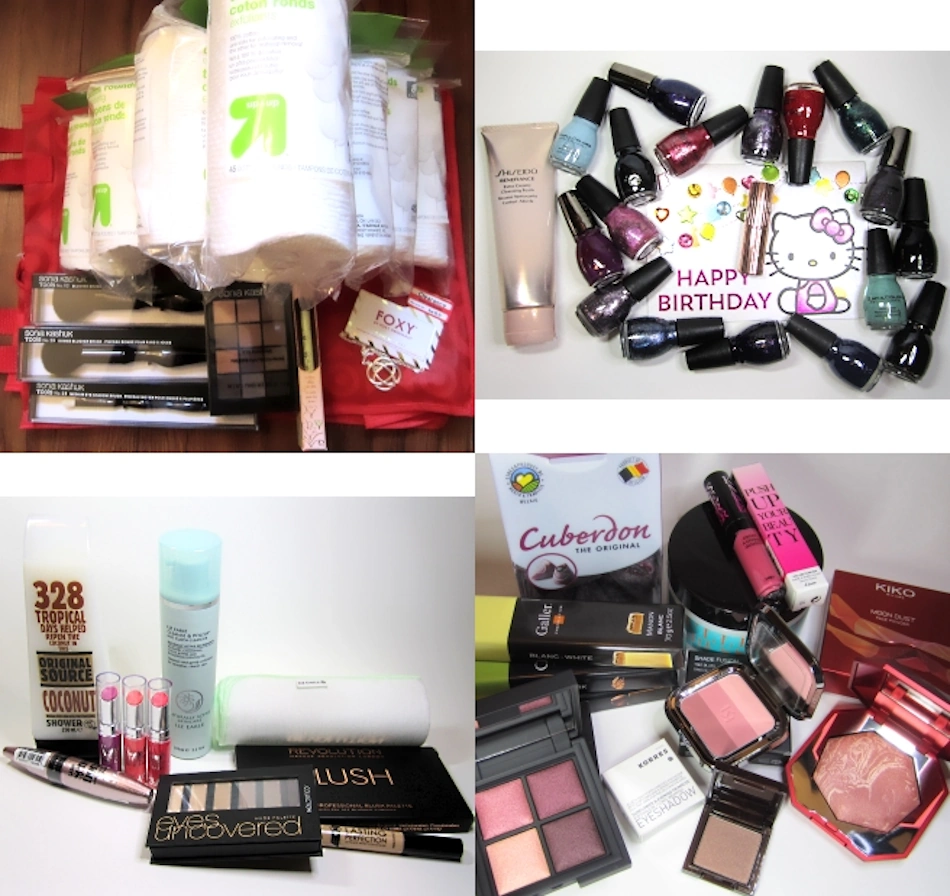 A split-image composition showing a luxury department store beauty counter on one side and an affordable drugstore skincare shelf on the other, with a central dividing line representing the budget-conscious approach to building an effective beauty routine revealed by the InfoProds 2026 blind test results