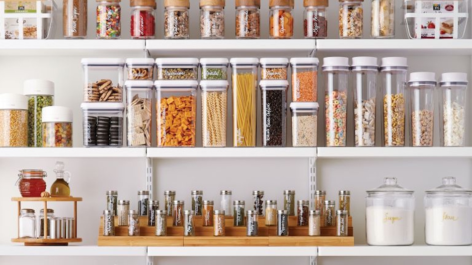 Well-organized modern kitchen pantry and refrigerator displaying practical meal planning approach combining fresh produce frozen vegetables and canned goods for optimal nutrition and convenience - InfoProds Kitchen Organization 2026