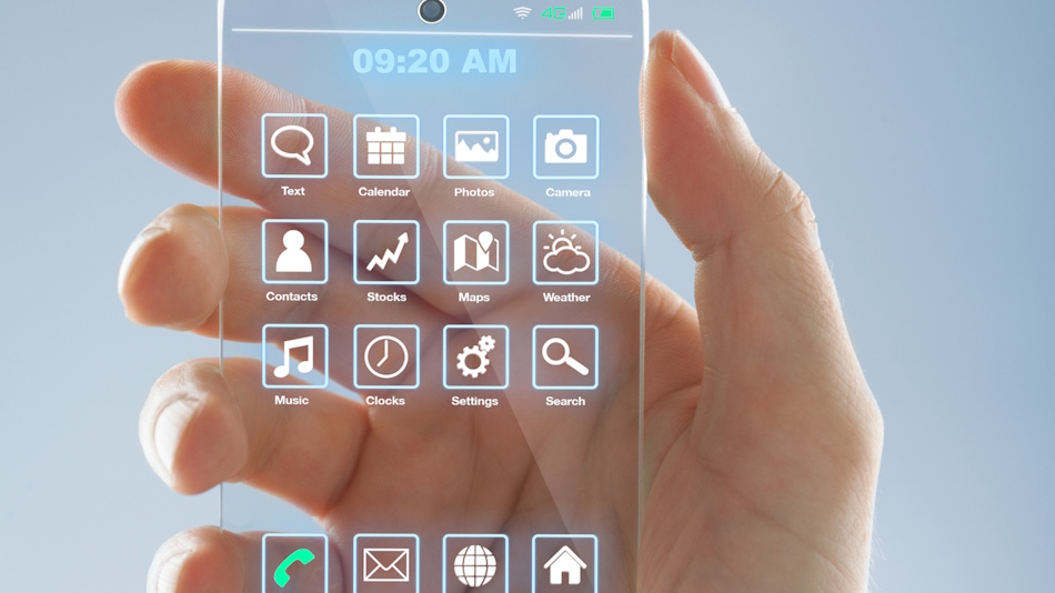 Futuristic smartphone technology showcase displaying rollable displays, foldable screens, flexible OLED innovations, and next-generation mobile device concepts representing 2026 market trends in premium smartphone evolution and consumer electronics advancement - InfoProds