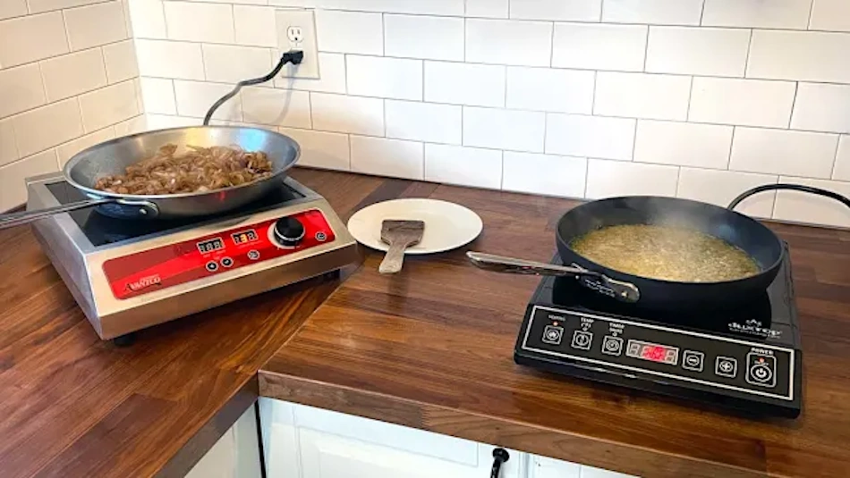 Modern electric induction cooktop producing zero nitrogen dioxide emissions representing the safest cooking technology for indoor air quality and family respiratory health compared to gas stoves - Clean Cooking Technology InfoProds 2026
