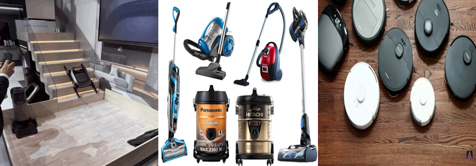 Historical evolution of robot vacuum technology from early 2000s simple disc-shaped models through laser-based LiDAR mapping systems to current AI-powered stair-climbing robots with sophisticated sensor fusion and three-dimensional environmental awareness - InfoProds 2026